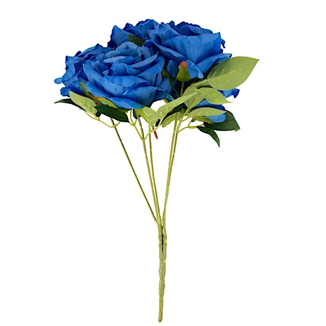 2 Bushes 17" Premium Silk Rose Bouquets – Artificial Wedding & Party Flowers